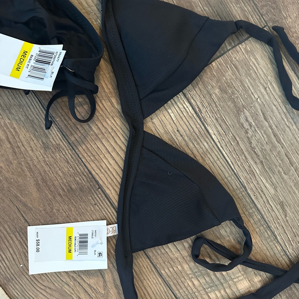 BECCA Midnight Black Bikini Top